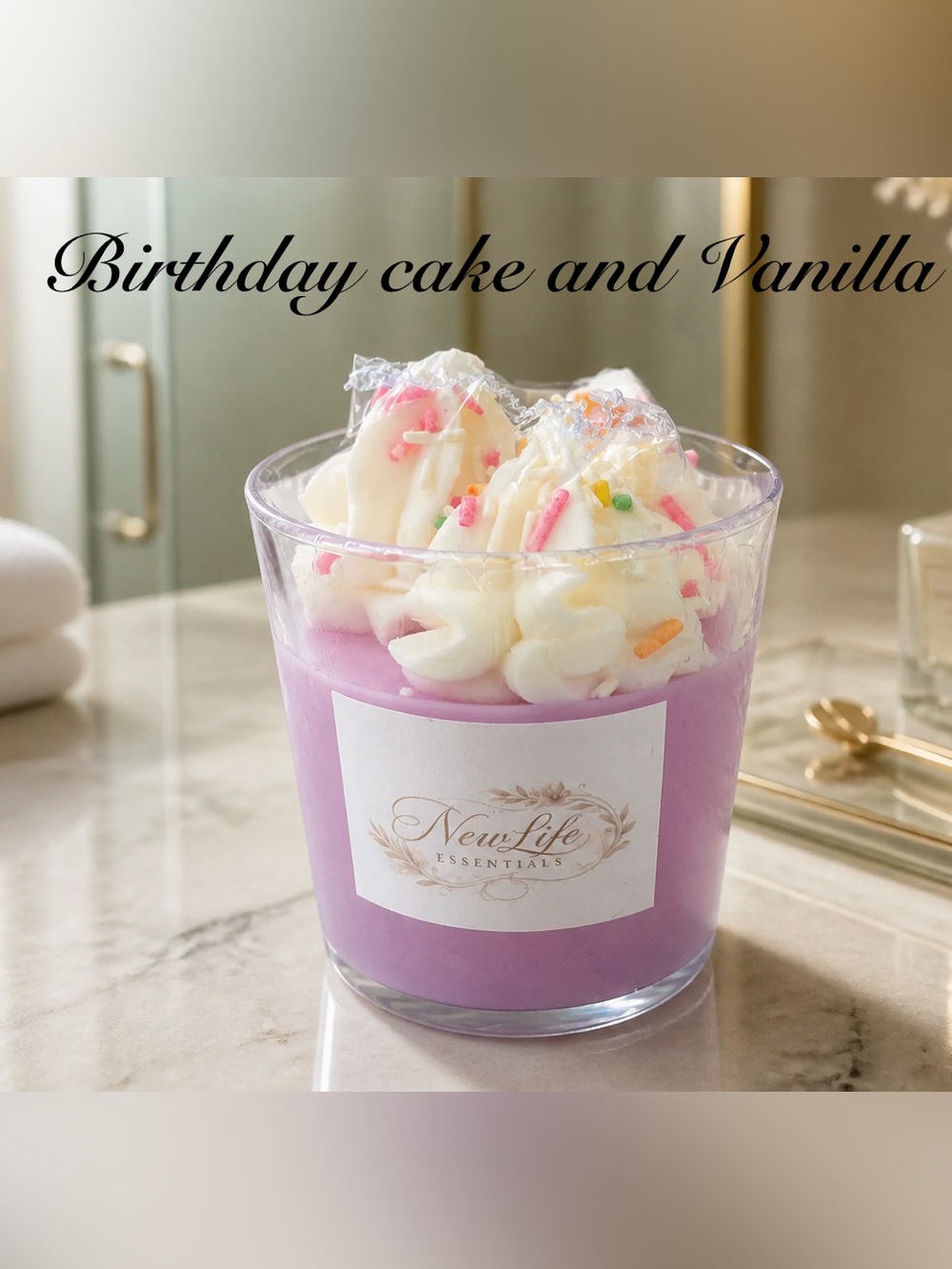 All Natural Soy Wax Candles Vanilla and jasmine Scented.🕯️